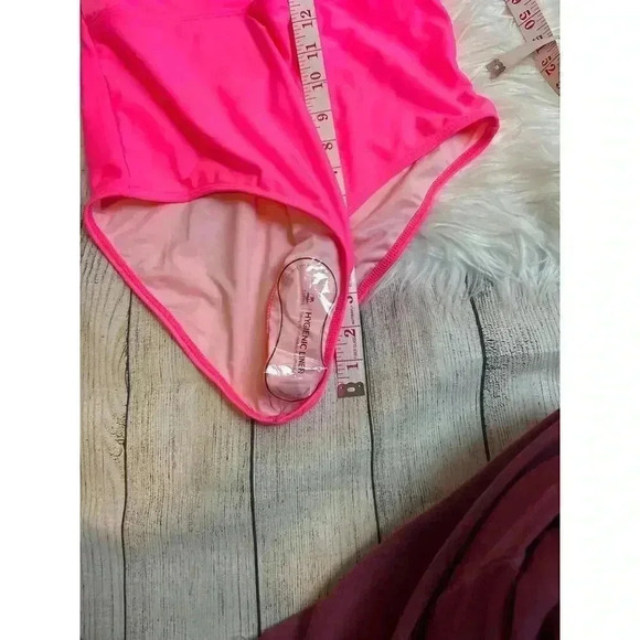 Cupshe One-Piece Hot Pink Tummy Control SwimSuit Size M NEW - Picture 7 of 7